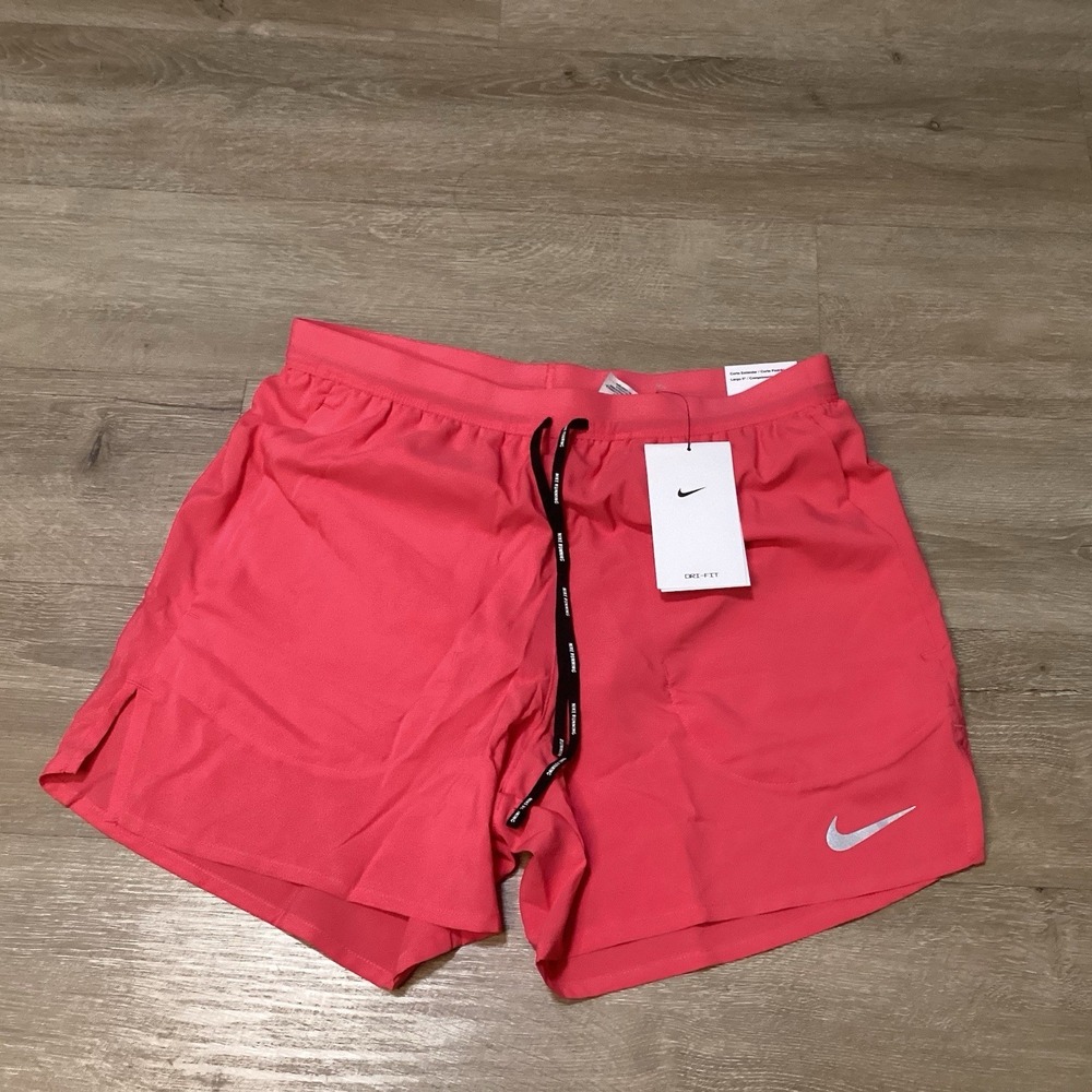 NWT Nike Stride 5" Brief-Lined Mens Sz S Running Shorts CJ5453-629 Aster Pink